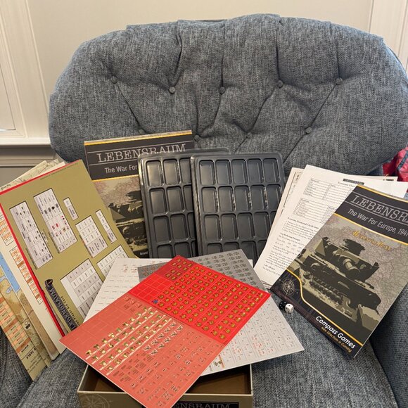 Lebensraum: The War For Europe, 1941-1945 (open, unpunched) Compass Games 1046 - Picture 7 of 12